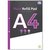 [ Set of 2 ] Plain A4 Refill Notepads Side