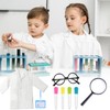 SPOKKI 8 Pcs Kids Lab Coat Doctor Scientist Costume, Size