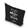 Book Lover Makeup Bag for Librarian Reader Bibliophile Bookworm Reading