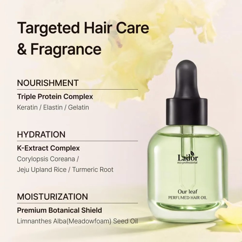 Aceite Capilar La'dor Perfumado Our Leaf De 30 Ml