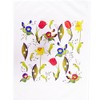Half a Donkey Spring Flower Collection Large Cotton Tea Towel