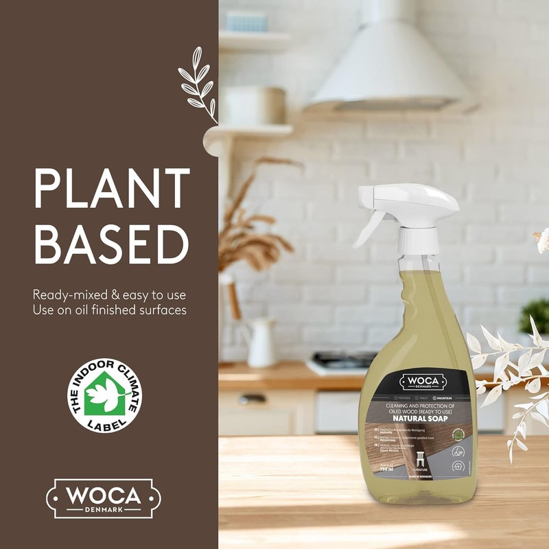 WOCA Denmark Natural Soap Spray [750ml] Natural – White