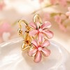 6PCS Flower Hair Clips Small Dainty Mini Metal Claw