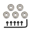 Gasea 5 Sets Replacement Top Mounted Ball Bearings Guide for