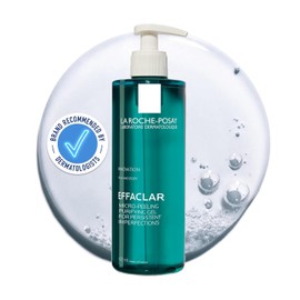 La Roche-Posay, Effaclar Gel Limpiador Microexfoliante Facial, Reduce Sebo Y Marcas, cido Saliclico, Piel Grasa Con Imperfecciones, 400 ml
