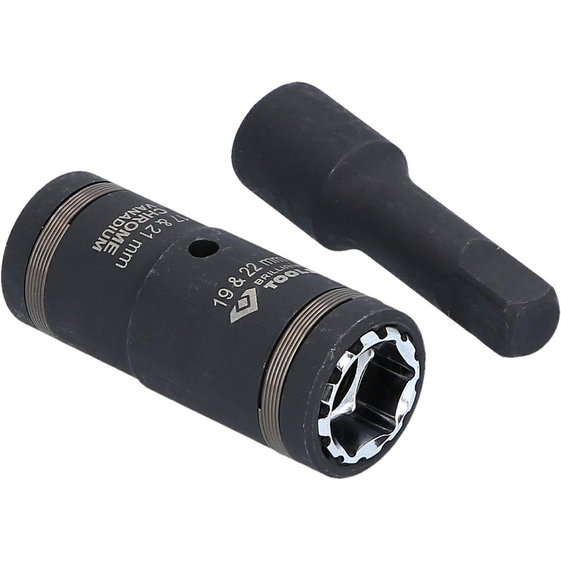 BRILLIANT TOOLS BT691011 4-in-1 Impact Socket Set, 2 Pieces [Powered