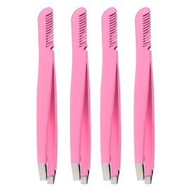 minkissy Diy Beauty Essential Pcs Stainless Steel Eyebrow Clamp Tweezer Comb Brush for Lash Care