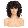 GKtineke 14Inch Curly Wig, Full Curls Wigs for Black Women