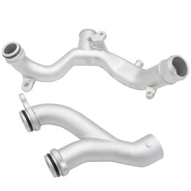 MOCW Aluminum Thermostat Top Crossover Hose Compatible with Land Rover Range Rover Sport LR4 Discovery for Jaguar XJ XF XE LR092992 LR090630 AJ813917 AJ813865