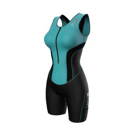 Sparx Women Triathlon Suit Tri Short Racing Cycling Swim Run (XL, Turquoise)