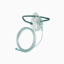 Asid Bonz Oxygen Mask Without Reservoir + Tube 7Ft Inhale Oxygen Ventilation Smelling O2 Resuscitation Mask Mask mask mask