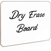 Scribbledo Small White Board Dry Erase Mini Whiteboard 9x12 Inch