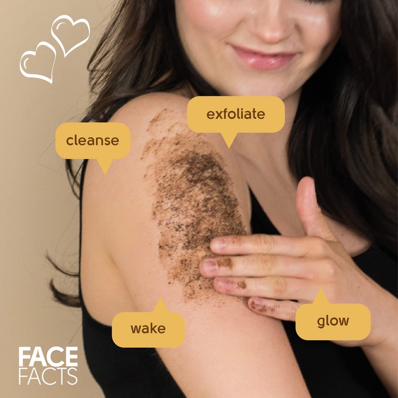 Face Facts Coffee Dry Exfoliating Scrub | 99% Natural |