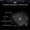 Riloer LanCo Centre Console Armrest Cover Car Armrest Pad Rhinestone