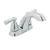 MOEN Banbury 4 in. Centerset Double Handle Low-Arc Bathroom Faucet