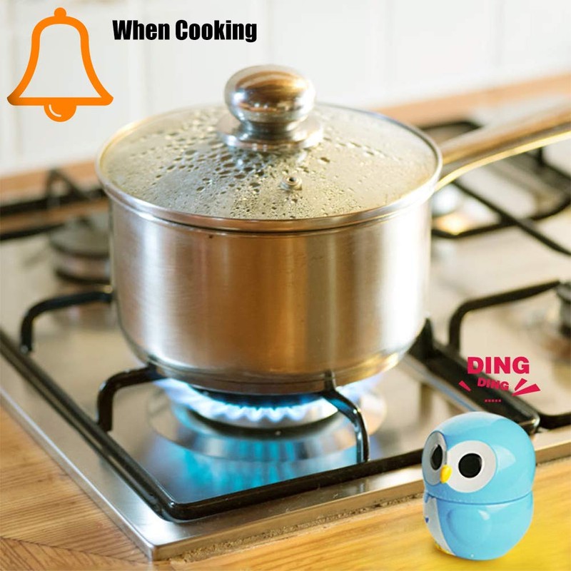 Duokon Kitchen Timer, Cute Owl in the Shape of a