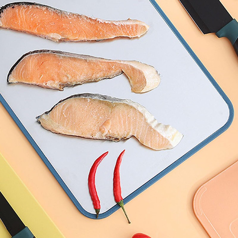 Double Sided Cutting Board Prevent Slip PP 201 Stainless Steel