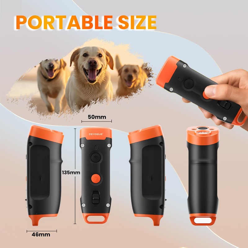 Devogue Dog Bark Deterrent Devices – Rechargeable Anti Barking Device