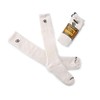 Dan Post Men's Cowboy Certified Boot Socks (2-Pair) White (13(Men's