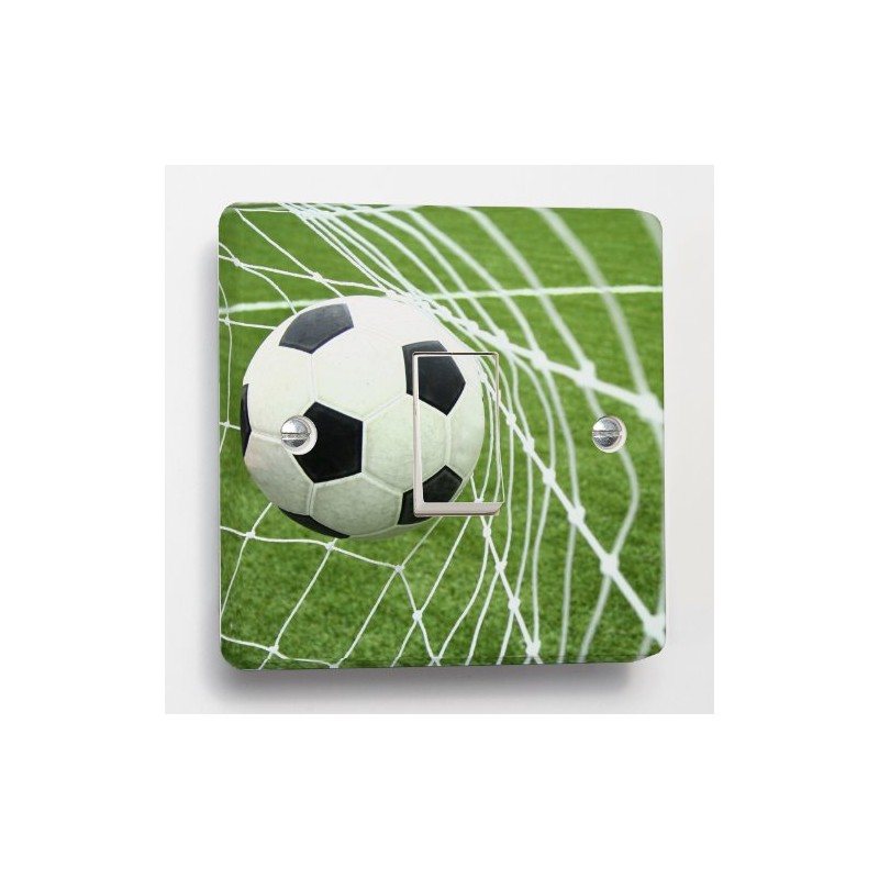 Green Football Soccer Light Switch Sticker skin for Crabtree 4070