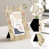 FIHOO 4x6 inch Picture Frame Butterfly Design Spring Style Metal