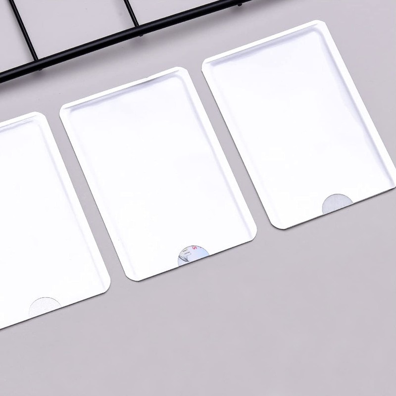 Jedebartey RFID Blocking Credit Card Protector Sleeves, 5Pcs Card Protection