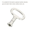 PATIKIL Key Shape Socket Spanner Key, 3 Pack Electrical Cabinet