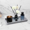 Resin Grey Bathroom Accessories Set 5 Pcs, Lotion Soap Dispenser,