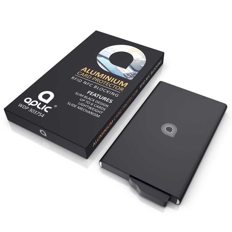 CSL RFID Blocker Card Case - Aluminium Protective Credit Card