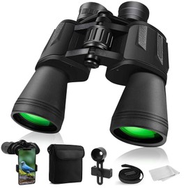 20 x 50 Binoculars for Adults, HD Waterproof Binoculars with BAK4 Prism & FMC Lens, Portable Binoculars Telescope for Bird Watching, Football, Sightseeing, Climbing, Hiking, Travel and Concerts