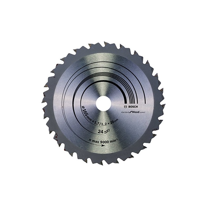 Bosch 2608642601 Circular Saw Blade"Top Precision" Sewoh 6.5inx20mm 24T