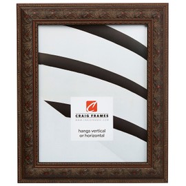 Craig Frames Medici, 18x24 Picture Frame, Antique Mahogany