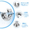 EMAGEREN Closet Pole Sockets, U-Shaped Sockets, Stainless Steel Closet Rod
