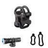 Bicycle Light Holder, Bike Accessories, Plastic + Rubber, Multi-functional Light