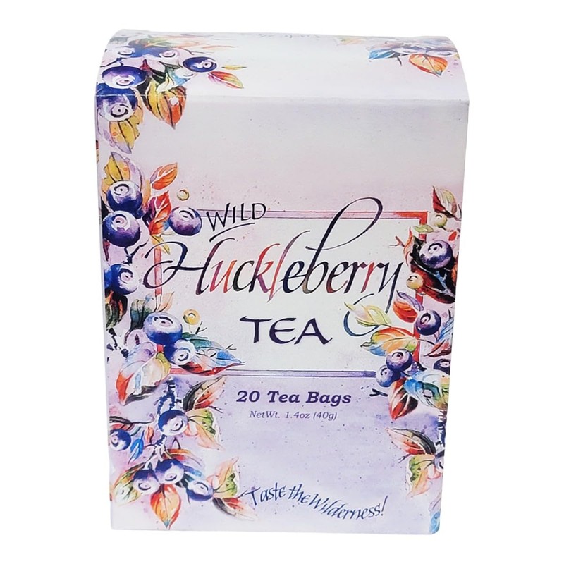 Wild Huckleberry Tea Bags From Montana (3 Pack - 60