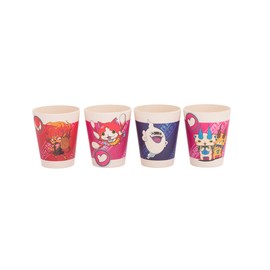 Vandor Yo-kai Watch 4 Piece 10 Ounce Bamboo Cup Set