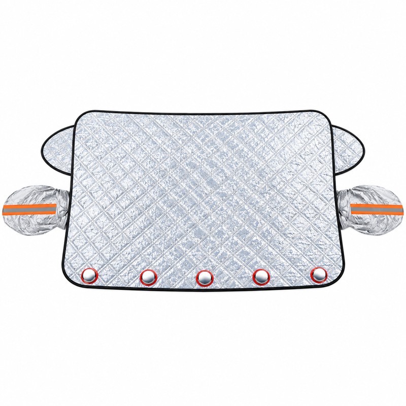 Magnetic Windshield Snow Cover for Cars & SUVs – Reflective