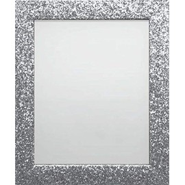 Frame Company Glitter Sparkly Picture Photo Frame, Silver, 5x5 inch *Choice of Colours & Sizes*Fitted with Real Glass
