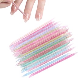 Nail Art Pen, Dot Stick, Set of 100, Nail Art, Dot Pen, Stipple Tool, Nail Brush, Nail Pusher, Nail Stick, Nail Tool, Multi-functional, Cuticle Treatment, Nail Care Tool, Nail Supplies, Random Color