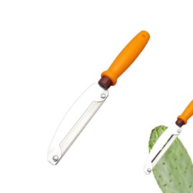 1 Pcs Cactus Peeler Tool Universal Stainless Steel Fruit Peeler with Ergonomic Handle for Kitchen