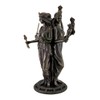 Veronese Design Large Bronze Finish Greek Goddess Hecate Triple Goddess