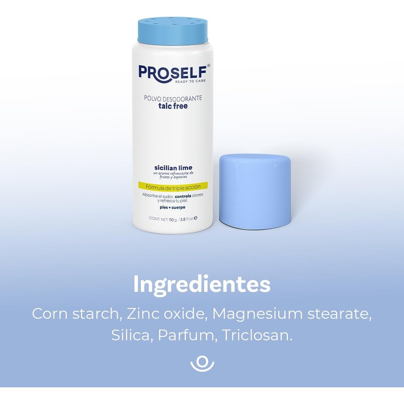 Duopack Desodorante Para Pies Proself, Previene formación bacterial, 200 ml