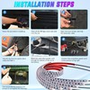 Nilight 6Pcs Car Underglow Neon Accent Strip Lights 300 LEDs