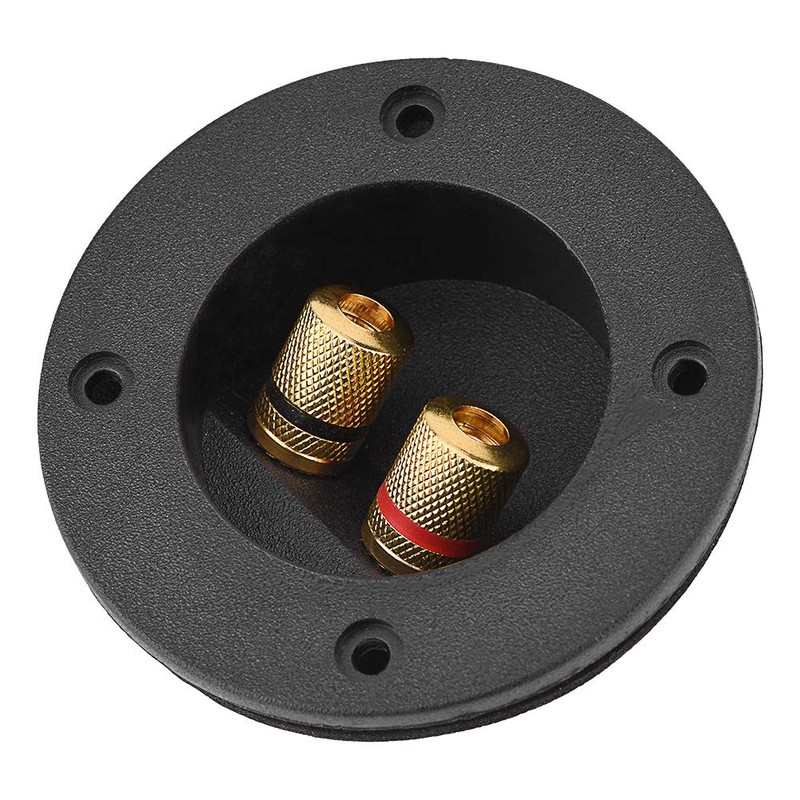 Speaker Terminal Box, 48MM 2 Copper Binding Post Terminal Cable