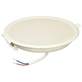 Construlita Lámpara Downlight LED de 10 W, - Familia LITEPAD, 17.5 cm Diámetro, Luz Suave Cálida, LED integrado, Driver removible incluido