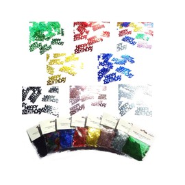 Sepkina Table Decoration Confetti Birthday Girl Birthday Happy Birthday Gold (1 x Pack, Gold)