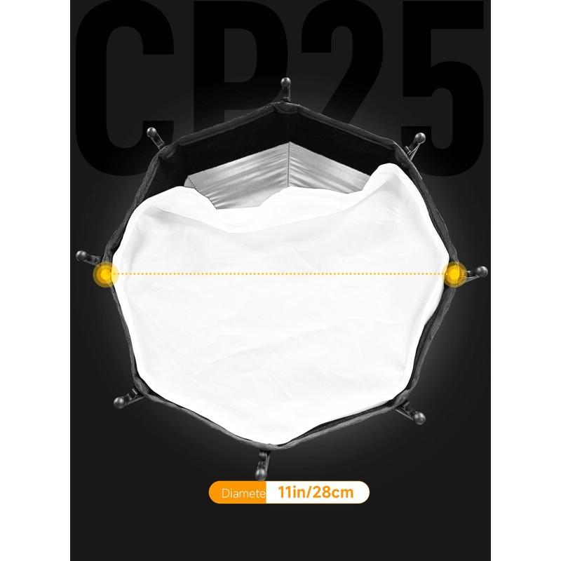 Parabolic Softbox, COLBOR CP30 30cm/11.8inch Quick Set up Quick Release