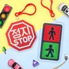 DIY Diamond Painting Keychain Kit for School Traffic Safety Art Groups Gift Traffic Light 3ea