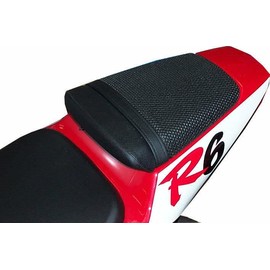 TRIBOSEAT Motorcycle Anti Slip Passenger Seat Cover Compatible With Yamaha YZF R6 (1999-2002)