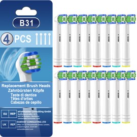 Replacement Toothbrush Heads Compatible with Oral B Braun, Toothbrush Brush Heads Compatible with Oral B 7000/Pro 1000/9600/500/3000 Electric Toothbrush (16 White)